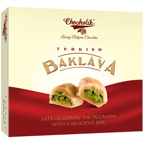Chocholik Turkish Baklava - with Almonds & Pista - Exclusive Sweet Delight for Any Occasion