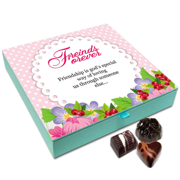 Chocholik Friendship Gift Box - Friends Forever Chocolate Box For Friends - 9pc