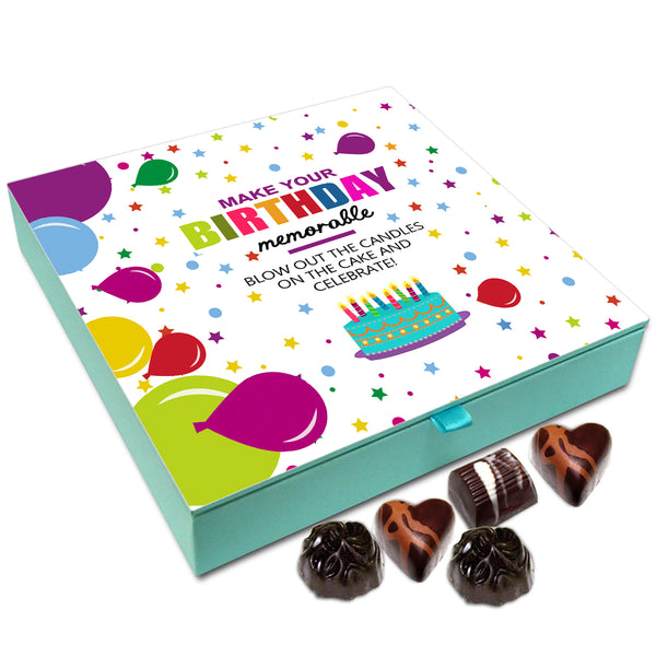 Chocholik Gift Box - Make Your Birthday Memorable Chocolate Box - 9pc