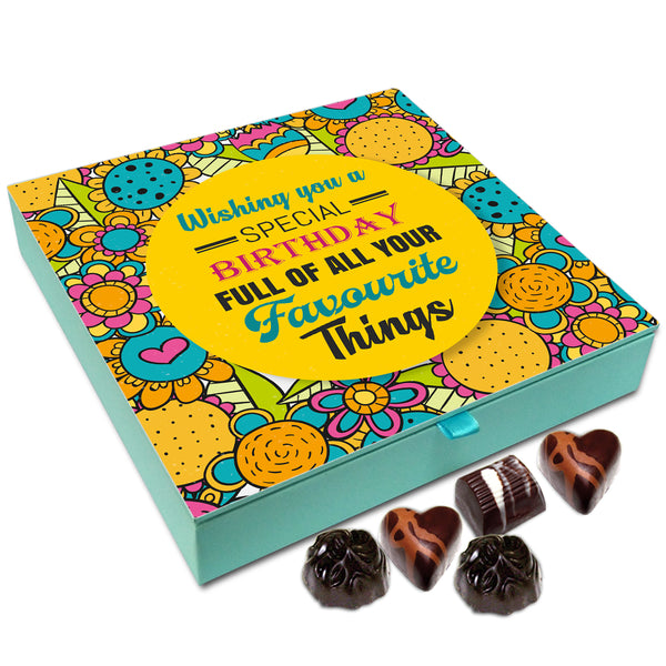 Chocholik Gift Box - Wishing You A Special Birthday Chocolate Box - 9pc