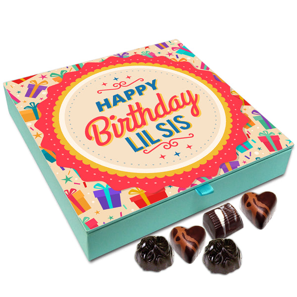Chocholik Gift Box -Happy Birthday Lil Sis Chocolate Box - 9pc