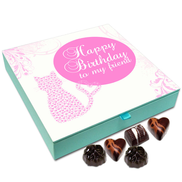 Chocholik Gift Box - Happy Birthday To My Friend Chocolate Box - 9pc