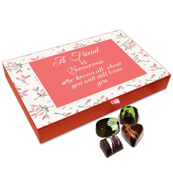Chocholik Friendship Gift Box - Friend Knows All About You Chocolate Box For Friends - 12pc