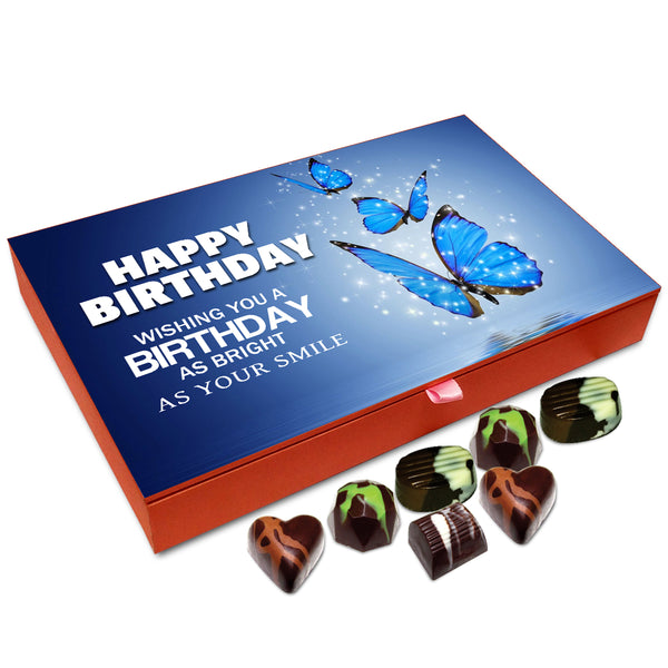 Chocholik Gift Box - Wishing You A Bright Birthday Chocolate Box - 12pc