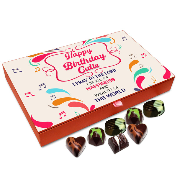 Chocholik Gift Box - Happy Birthday Cutie Chocolate Box - 12pc