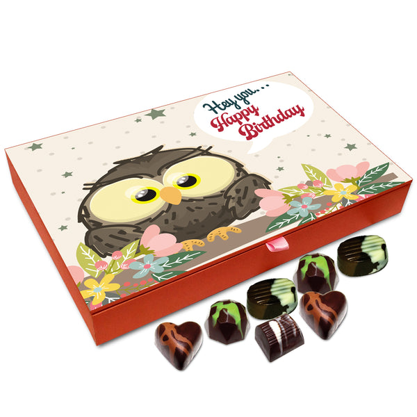 Chocholik Gift Box - Hey You Happy Birthday Chocolate Box - 12pc