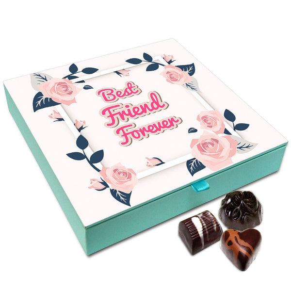 Chocholik Friendship Gift Box - Best Friend Forever Chocolate Box For Friends - 9pc