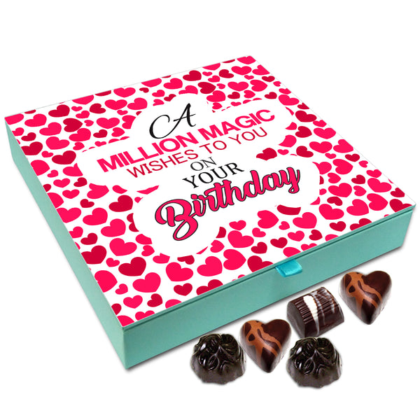 Chocholik Gift Box - Million Magic Wishes On Your Birthday Chocolate Box - 9pc