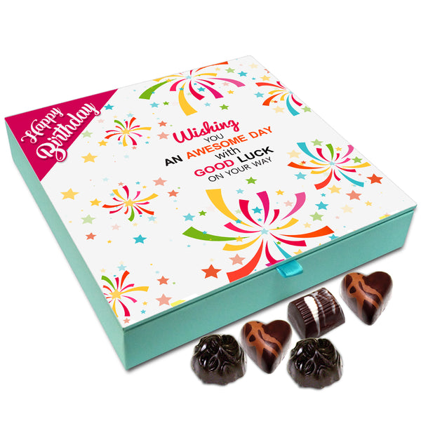 Chocholik Gift Box - Wishing You An Awesome Day Chocolate Box - 9pc