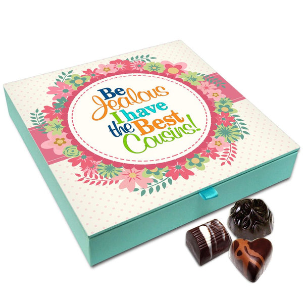 Chocholik Friendship Gift Box - Be Jealous I Have The Best Cousins Chocolate Box For Friends - 9pc