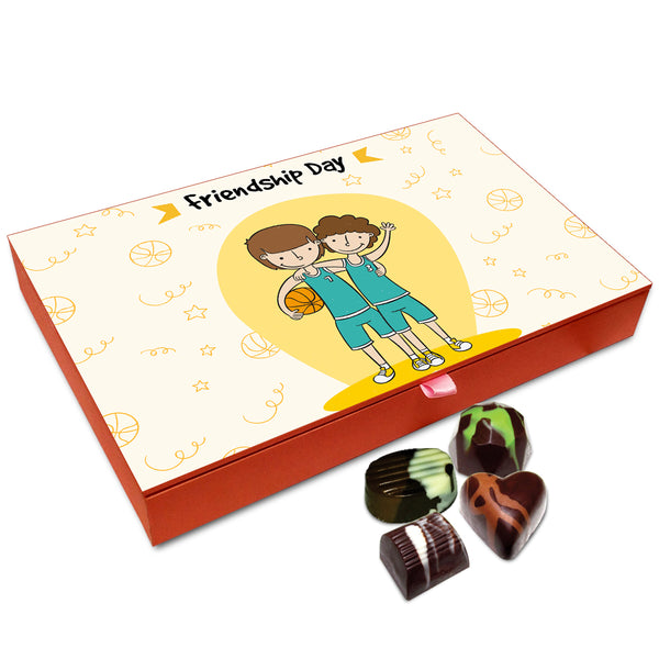 Chocholik Friendship Gift - Have A Wonderful Friendship Day Chocolate Box for Friends - 12 Pc