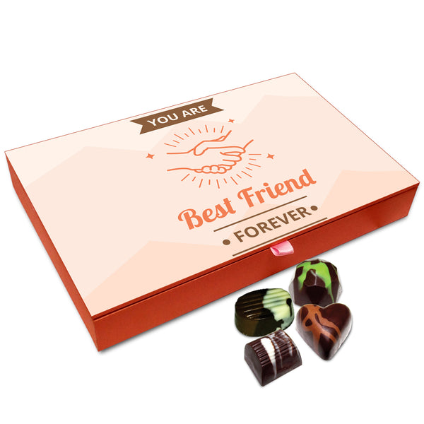 Chocholik Friendship Gift - You are Best Friend Forever Chocolate Box for Friends - 12 Pc