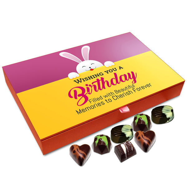 Chocholik Gift Box - Wishing You A Very Happy Birthday Chocolate Box - 12pc
