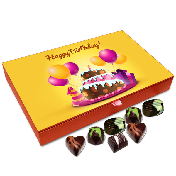Chocholik Gift Box - Happy Birthday Dearest Friend Chocolate Box - 12pc
