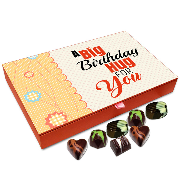 Chocholik Gift Box - A Big Birthday Hug For You Chocolate Box - 12pc