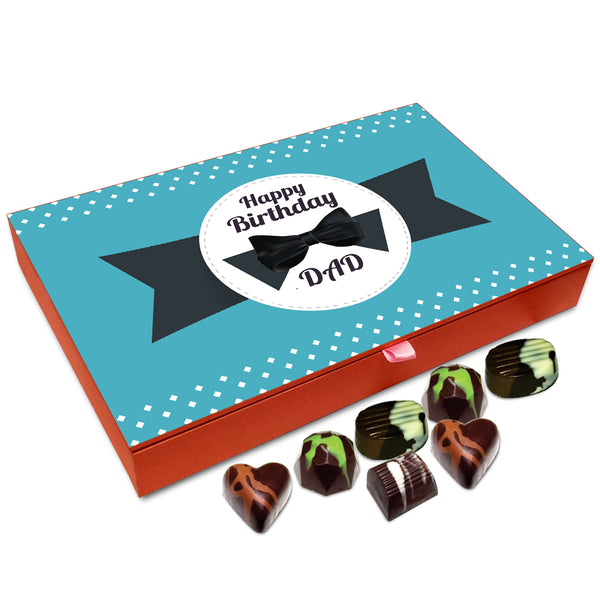Chocholik Gift Box - Happy Birthday Daddy Chocolate Box - 12pc