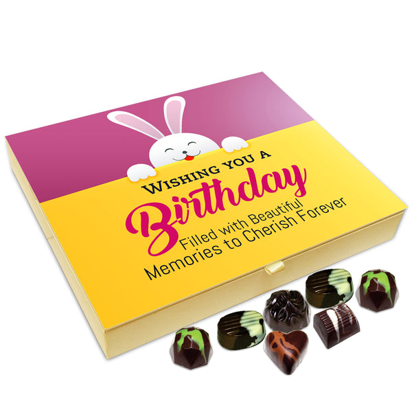 Chocholik Gift Box - Wishing You A Very Happy Birthday Chocolate Box - 20pc