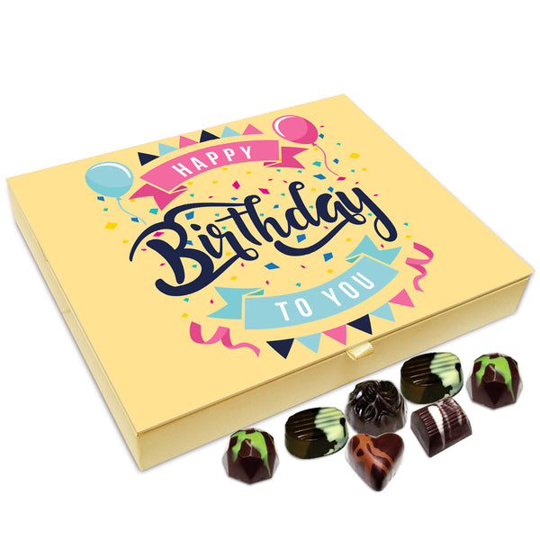 Chocholik Gift Box - A Very Happy Birthday To You Chocolate Box - 20pc