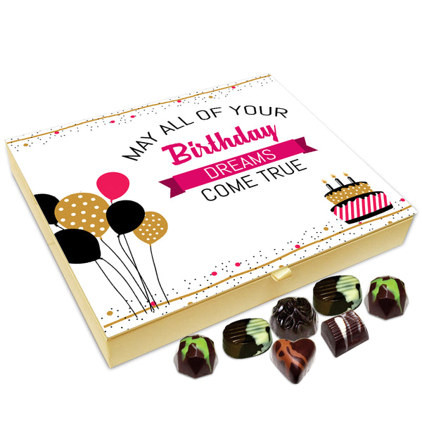 Chocholik Gift Box - May All Your Birthday Dreams Comes True Chocolate Box - 20pc