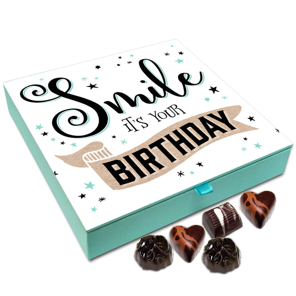 Chocholik Gift Box - Smile Its Your Birthday Chocolate Box - 9pc