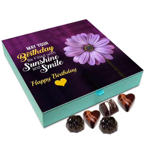 Chocholik Gift Box - I Wish Your Birthday Is Filled With Smile And Sunshine Chocolate Box - 9pc