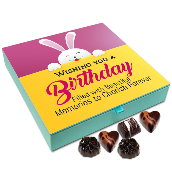 Chocholik Gift Box - Wishing You A Very Happy Birthday Chocolate Box - 9pc