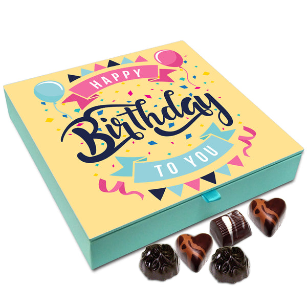 Chocholik Gift Box - A Very Happy Birthday To You Chocolate Box - 9pc
