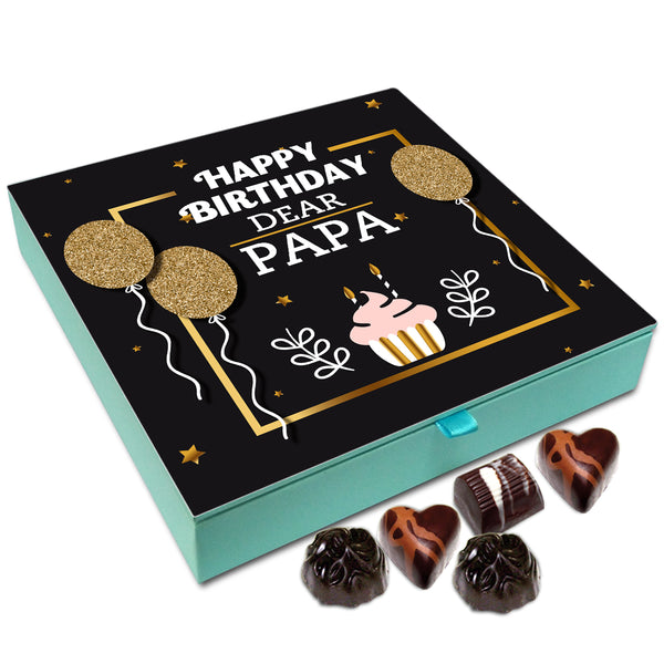 Chocholik Gift Box - Happy Birthday Dear Papa Chocolate Box - 9pc