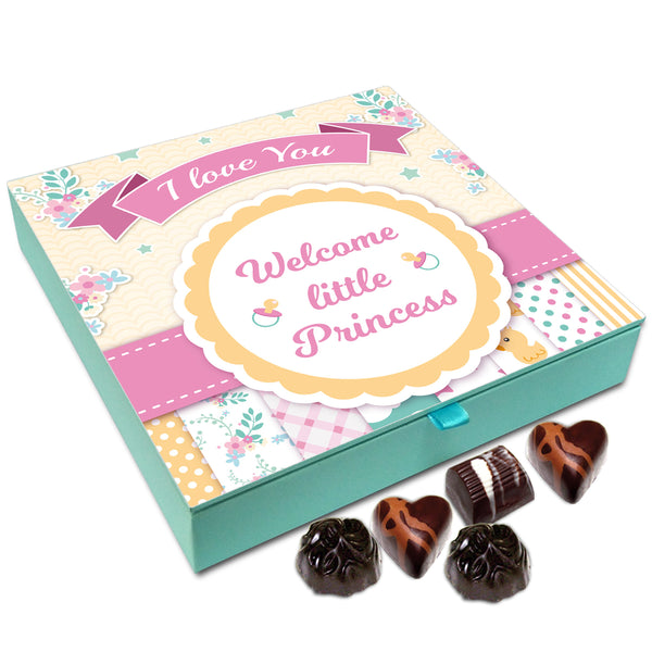 Chocholik Gift Box - Welcome Little Princess Chocolate Box - 9pc