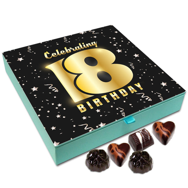 Chocholik Gift Box -Celebrating 18th Birthday Chocolate Box - 9pc