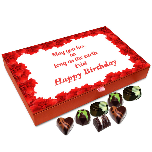 Chocholik Gift Box - May You Live As Long As Earth Chocolate Box - 12pc