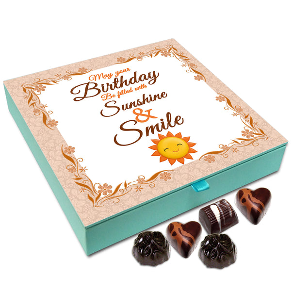 Chocholik Gift Box - May Your Birthday Is Filled With Sunshine And Smile Chocolate Box - 9pc