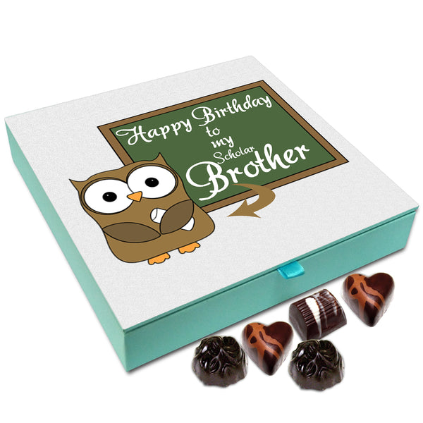 Chocholik Gift Box - Happy Birthday To My Scholar Brother Chocolate Box - 9pc
